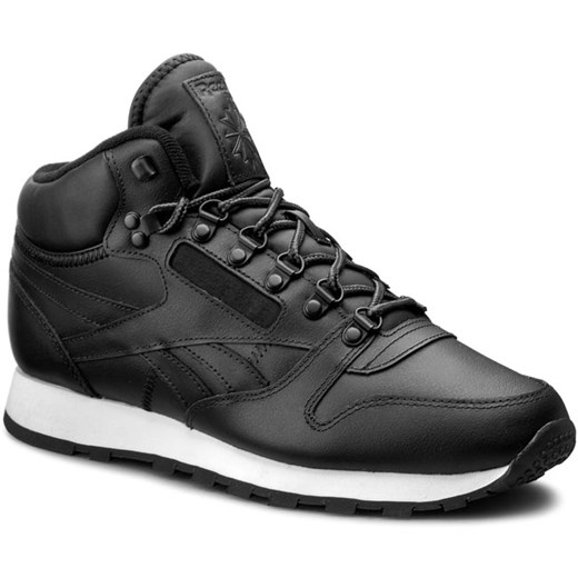 Buty Reebok - Cl Leather Mid Basic BD2539 Black/White/Ash Grey Reebok  44 eobuwie.pl