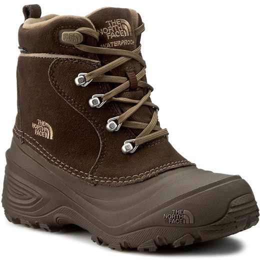 Śniegowce THE NORTH FACE - Youth Chilkat Lace II T92T5RRE2 Demitasse Brown/Cub Brown szary The North Face 37 eobuwie.pl