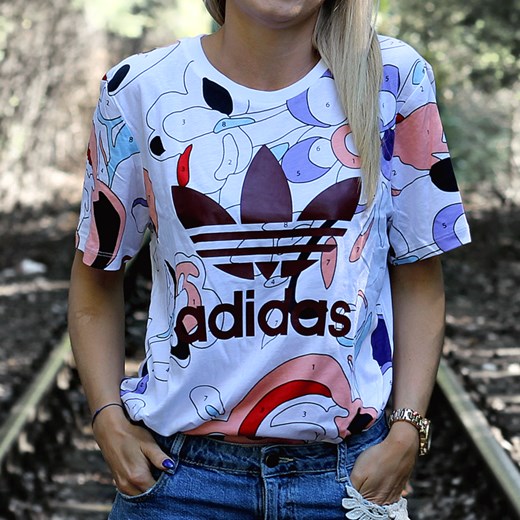 Koszulka adidas Originals Rita Ora fioletowy Adidas Originals L SquareShop