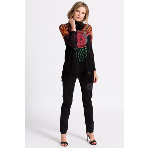 Desigual - Sweter Desigual L wyprzedaż ANSWEAR.com