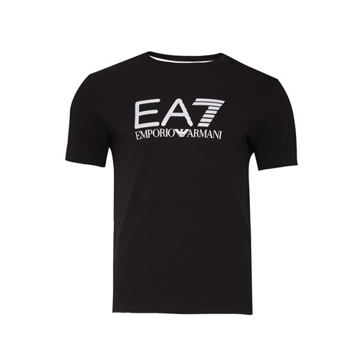 T-shirt męski EA7 Emporio Armani czarny  S'portofino