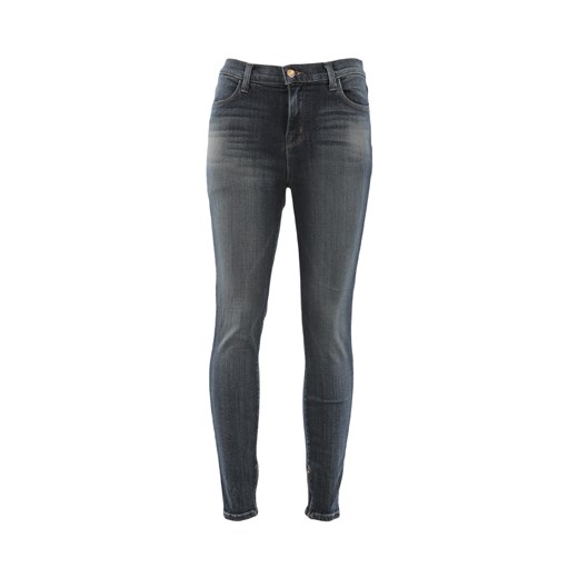 Jeansy damskie JBrand HIGH-RISE CROP ANKLE ZIP LEG J Brand szary  S'portofino