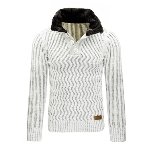 Sweter męski biały (wx0523)
