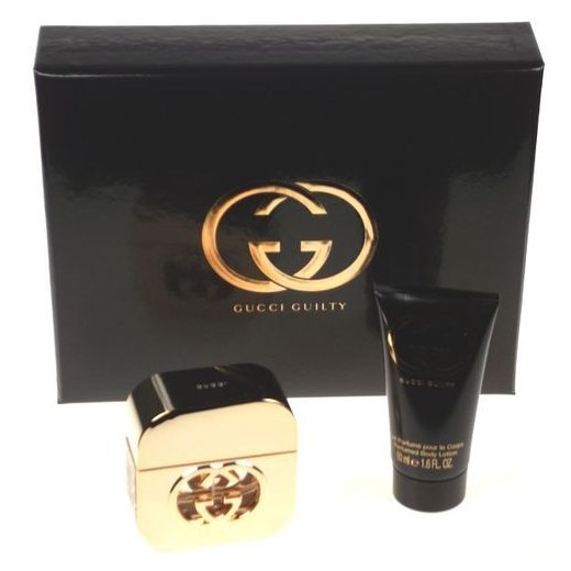 Gucci Guilty W Zestaw perfum Edt 30ml + 50ml Balsam e-glamour czarny balsamy