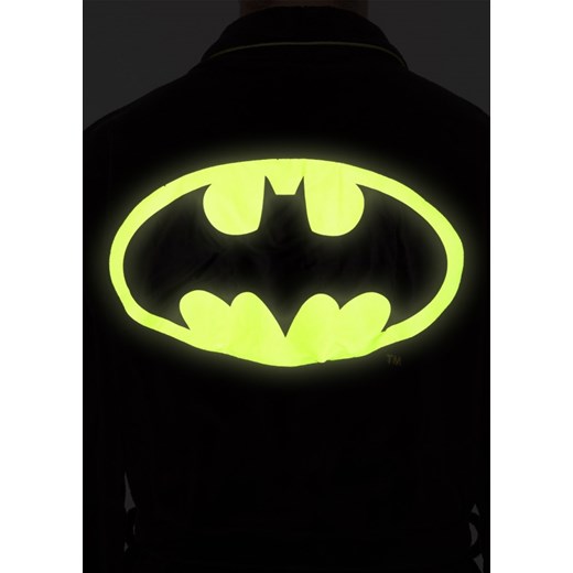 Szlafrok Batman - fluorescencyjne logo czarny Dc Comics  SuperHeroes.com.pl
