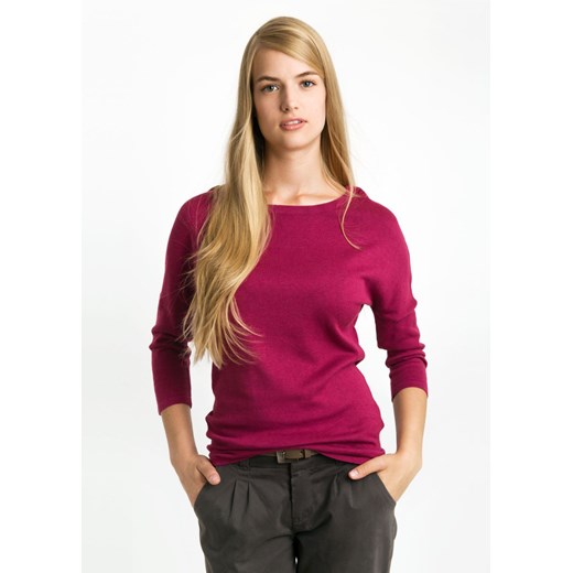 Sweter w luźnym fasonie greenpoint-pl rozowy sweter