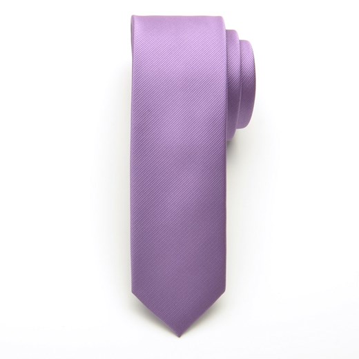 Krawat wąski (wzór 573) willsoor-sklep-internetowy fioletowy abstrakcyjne wzory