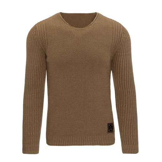Sweter męski brązowy (wx0829)   XXL DSTREET