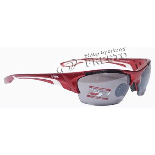 Okulary sportowe Snowsun Small Uvex - czerwony