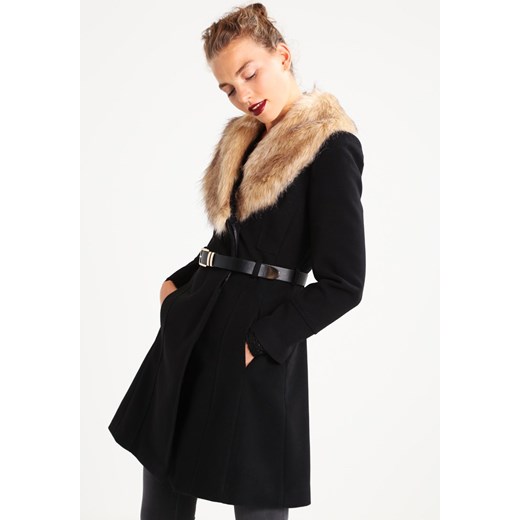 Miss Selfridge Krótki płaszcz black