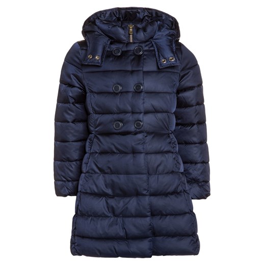 Benetton Płaszcz zimowy dark blue szary Benetton 104/110 Zalando