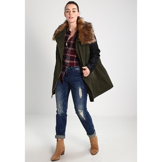 New Look Curves EX SCORE Kurtka zimowa dark khaki