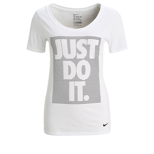 Nike Performance Tshirt z nadrukiem white/black