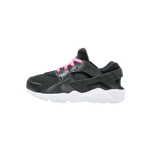 Nike Sportswear HUARACHE RUN Tenisówki i Trampki black/white/pink blast