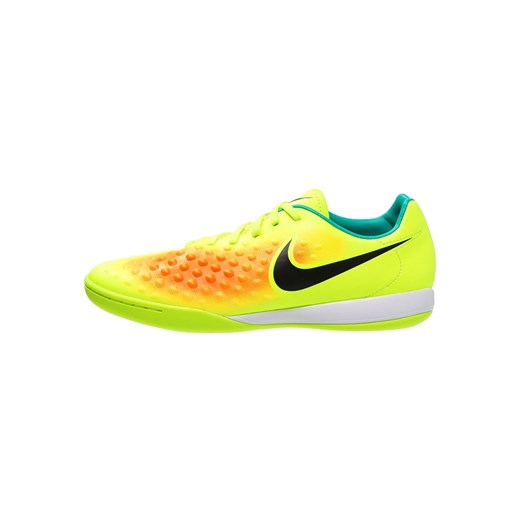 Nike Performance MAGISTAX ONDA II IC Halówki volt/black/total orange/clear jade