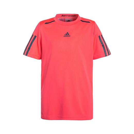 adidas Performance BARRICADE Tshirt z nadrukiem flash red/tech ink