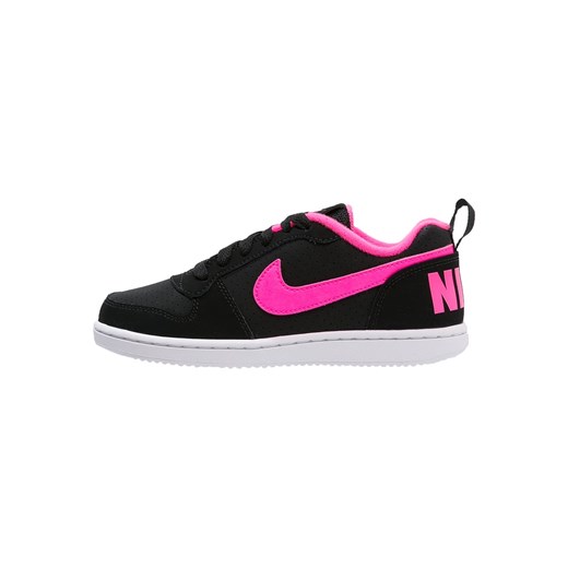 Nike Sportswear COURT BOROUGH  Tenisówki i Trampki black/pink blast