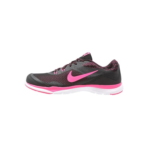 Nike Performance FLEX TRAINER 5 Obuwie treningowe black/hyper pink/white
