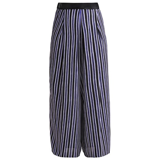 CeHCe Spodnie materiałowe blau/weiß/schwarz