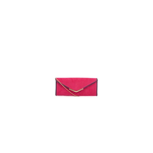Pink Piped Envelope Clutch