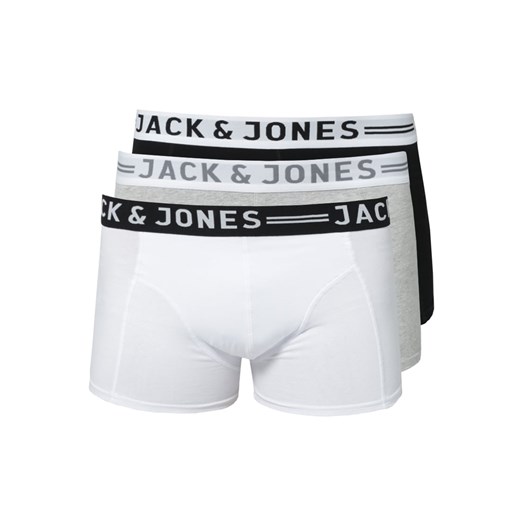 Jack & Jones 3 PACK Panty white/light grey melange