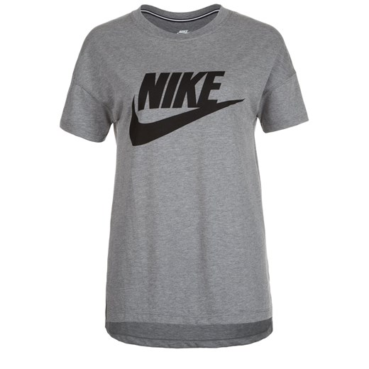 Nike Sportswear SIGNAL Tshirt z nadrukiem carbon heather / black