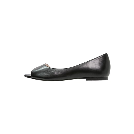 Zign Baleriny Peep Toe black