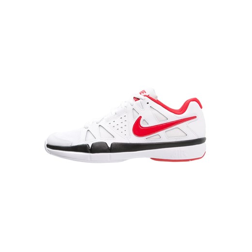 Nike Performance AIR VAPOR ADVANTAGE Obuwie do tenisa Outdoor white/university red/black