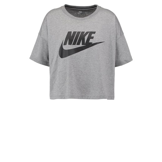 Nike Sportswear Tshirt z nadrukiem carbon heather/black