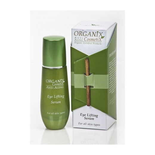 Organix Cosmetix organiczne przeciwzmarszczkowe serum liftingujące pod oczy 30ml kosmetyki-maya zielony krem nawilżający