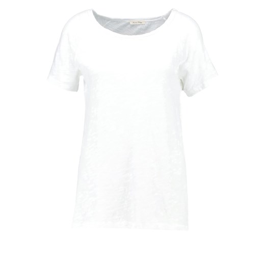 American Vintage BIKISTATE Tshirt z nadrukiem blanc