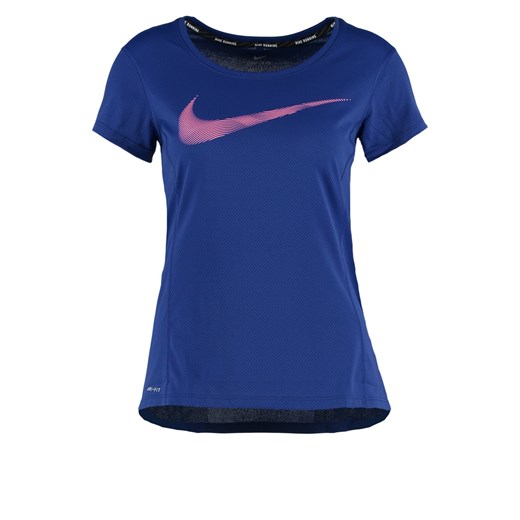 Nike Performance Tshirt z nadrukiem deep royal blue/bright crimson