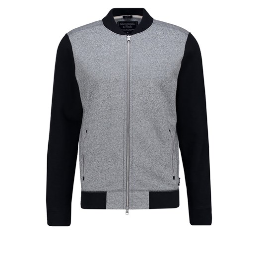 Abercrombie & Fitch VARSITY MUSCLE FIT   Bluza rozpinana heather grey