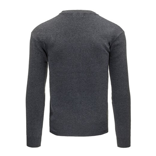 Sweter męski antracytowy (wx0880)   L DSTREET