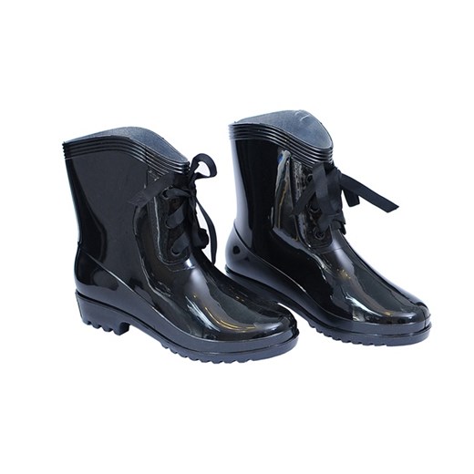 KALOSZE DAMSKIE OZDOBNE WIĄZANIE 38 Family Shoes