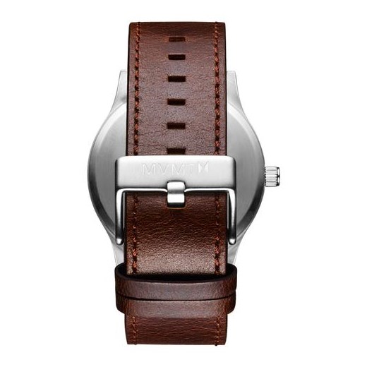 CLASSIC BLUE/BROWN LEATHER Mvmt Watches brazowy  theClassy.pl
