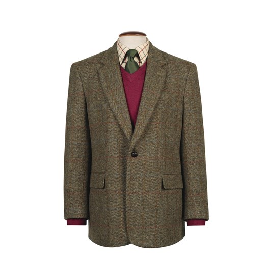 Marynarka Harris Tweed szary Harris Tweed 58 Heritage & Tradition Barbour