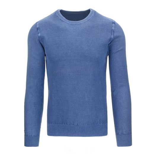 Sweter męski niebieski (wx0637)