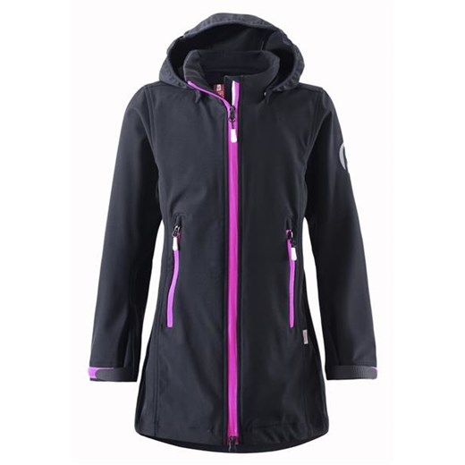 Bluza SOFTSHELL dłuższa Reima SAFFRON czarna - ostatnia szt. czarny Reima 158 Czerwony Kapturek