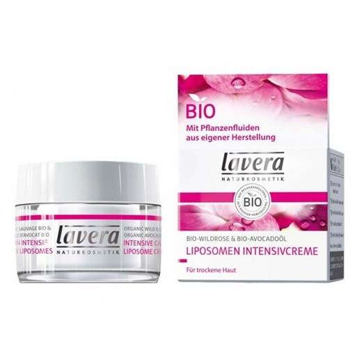 Lavera Faces krem Krem z liposomami z bio-różą i bio-olejem z awokado 30ml kosmetyki-maya rozowy kremy