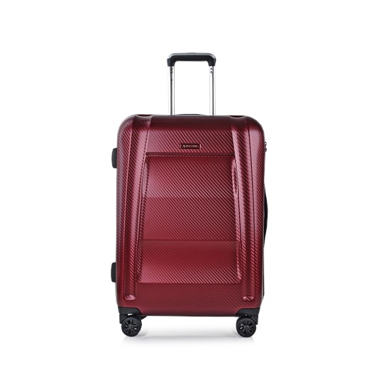 Średnia walizka twarda PC017B-3B Puccini czerwony  Royal Point