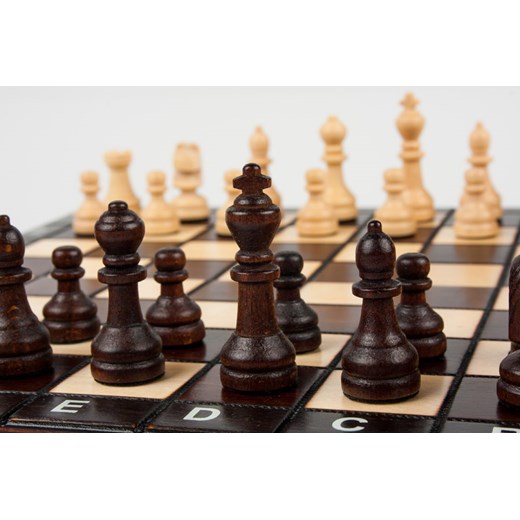 Klasyczna gra planszowa - szachy drewniane 29 cm x 29 cm
