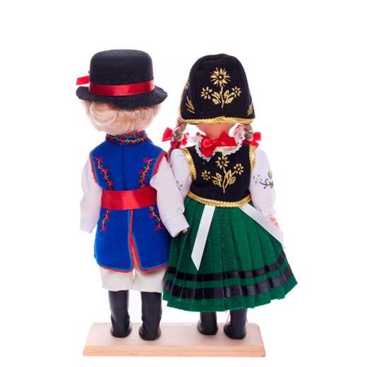 Para kaszubska - lalki ubrane w kaszubskie stroje ludowe | 30 cm