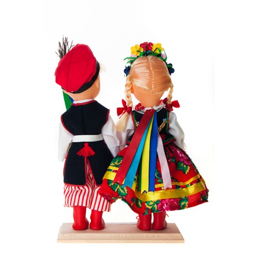 Para krakowska - lalki ubrane w krakowskie stroje ludowe | 23 cm