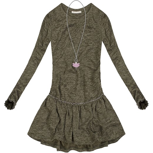 SUKIENKA ROZKLOSZOWANA BALETNICA KHAKI (1858-5) Sweetissima One Size goodlookin.pl