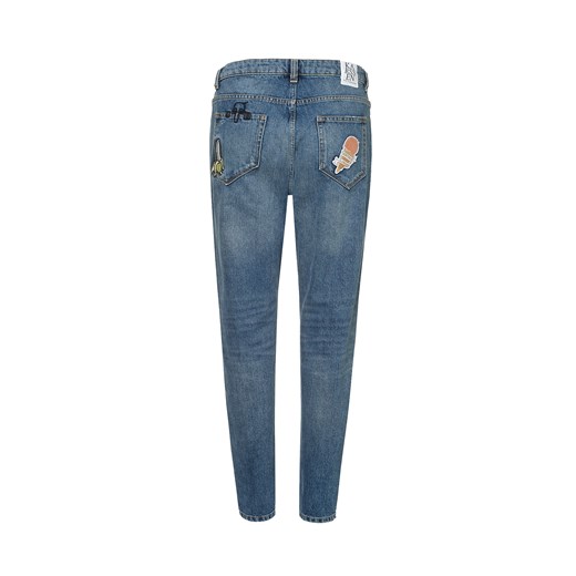 Jeansy ZOE KARSSEN PATCHED UP DENIM BLUE