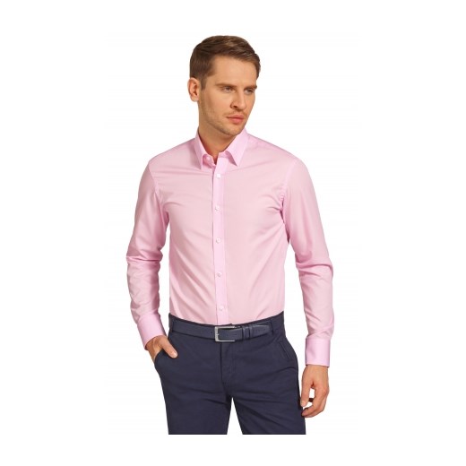 Różowa koszula męska Lambert