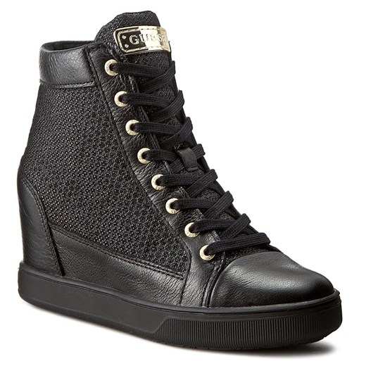 Sneakersy GUESS - Furia FLFRI1 FAM12 BLACK Guess  40 eobuwie.pl