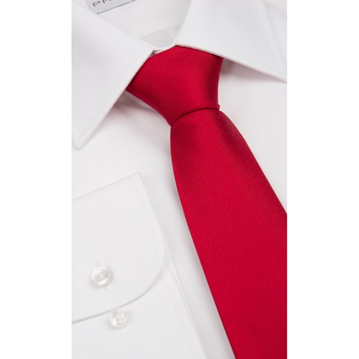 Krawat 14 - 54  czerwony  Próchnik okazja 