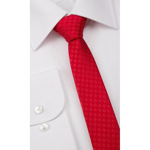 Krawat 14 - 74 czerwony   okazyjna cena Próchnik 